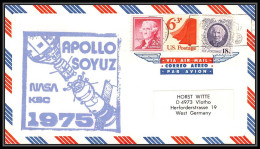0180/ Espace (space Raumfahrt) Lettre (cover Briefe) USA 15/7/1975 Apollo Soyuz (soyouz Sojus) Project Kennedy Center - Etats-Unis