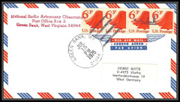 0170/ Espace (space Raumfahrt) Lettre (cover Briefe) USA 15/7/1975 Apollo Soyuz (soyouz Sojus) Project GREEN BANK - United States