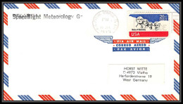 0146/ Espace (space Raumfahrt) Lettre (cover Briefe) USA 15/7/1975 Apollo Soyuz (soyouz Sojus) Project Meteorology - United States