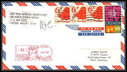 0109/ Espace (space Raumfahrt) Lettre (cover Briefe) USA 15/7/1975 Apollo Soyuz (soyouz) Project TUSCON - Etats-Unis