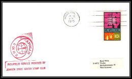 0065/ Espace (space Raumfahrt) Lettre (cover Briefe) USA 15/7/1975 - Apollo Soyuz (soyouz Sojus) Johnson Center Rouge - United States