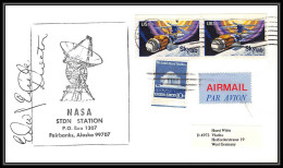 0043/ Espace (space) Lettre (cover) Signé (signed Autograph) USA Skylab 15/7/1975 - Apollo Soyuz Fairbanks - Verenigde Staten