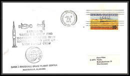 0058/ Espace (space Raumfahrt) Lettre (cover Briefe) USA 15/7/1975 SATURN 1B Apollo Soyuz (soyouz Sojus) Test Project  - United States