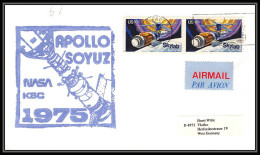 0019/ Espace (space Raumfahrt) Lettre (cover Briefe) USA Skylab 15/7/1975 - Apollo Soyuz (soyouz Sojus) Test Project - United States