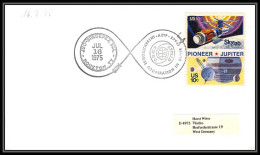 0050/ Espace (space Raumfahrt) Lettre (cover Briefe) USA Skylab 16/7/1975 - SPACEPEX Houston Apollo Soyuz (soyouz Sojus - Stati Uniti