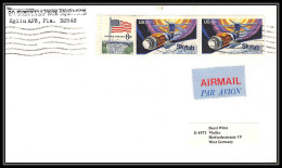 0032/ Espace (space Raumfahrt) Lettre (cover Briefe) USA Skylab 15/7/1975 - EGLIN AFB SURVEILLANCE STATION Apollo Soyuz - Stati Uniti