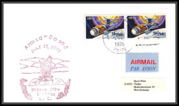 0012/ Espace (space Raumfahrt) Lettre (cover Briefe) USA Skylab Apollo Program 15/7/1975 Rosman - Estados Unidos