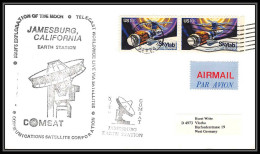 0008/ Espace (space Raumfahrt) Lettre (cover Briefe) USA Skylab 15/7/1975 - COMSAT JAMESBURG CALIFORNIA Apollo Program - Etats-Unis