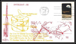 2371 Espace (space Raumfahrt) Lettre (cover Briefe) USA- INTELSAT 3 F 7 (SATELLITE) - DELTA M 22/4/1970 - USA