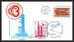 2253 Espace (space Raumfahrt) Lettre (cover Briefe) USA Skylab 4 SL 4 Launch Start 16/11/1973 - USA