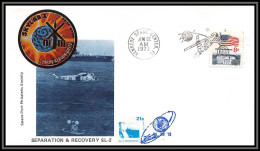 2230 Espace (space Raumfahrt) Lettre (cover Briefe) USA Skylab 2 Separation And Recovery Sl-2 22/6/1973 - Estados Unidos