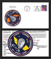 2196 Espace (space Raumfahrt) Lettre (cover) USA Sts-82 Discovery Shuttle (navette) 11/2/1997 + Stickers (autocollant) - United States