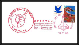 2120 Espace (space Raumfahrt) Lettre (cover Briefe) USA Sts-63 Discovery Shuttle (navette) Spartan 3/2/1995 - Etats-Unis