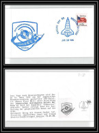 2158 Espace (space Raumfahrt) Lettre (cover) Nasau Bay USA Sts-72 Endeavour Navette Shuttle 13/1/1996 Wakata Japan - USA