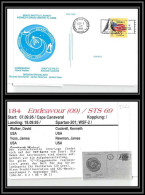 2144 Espace (space Raumfahrt) Lettre (cover Briefe) USA Sts-69 Endeavour Navette Shuttle Spartan 7/9/1995  - Verenigde Staten