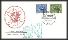 2070 Espace (space Raumfahrt) Lettre (cover Briefe) Allemagne (germany Bund) Ikarus 25/1/1962 Europa - Europe