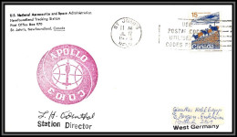 2003 Espace Space Lettre Cover Signé (signed Autograph) Canada Apollo Soyuz (soyouz Sojus) 19 Project Houston 17/7/1975 - Amérique Du Nord