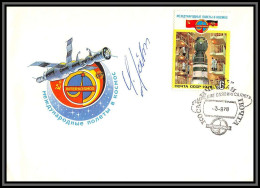 1936 Espace (space) Lettre (cover) Signé (signed Autograph) Jähn Russie (Russia Urss USSR) Soyuz (soyouz Sojus) 31 - Russia & USSR