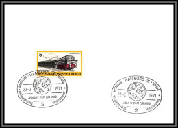 1909 Espace (space Raumfahrt) Lettre (cover Briefe) Allemagne (germany Bund) 27/2/1971 Hamburg Apollo 15 Start Train - Europe