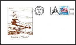 1850 Espace (space Raumfahrt) Lettre (cover Briefe) USA Landing STS 38 Atlantis Navette Shuttle - 23/11/1990 - Verenigde Staten