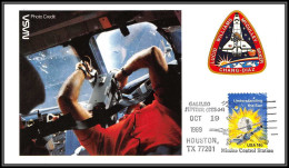 1821 Espace (space Raumfahrt) Carte Maximum (card) USA STS 34 Atlantis Navette Shuttle Houston 19/10/1989 - Verenigde Staten