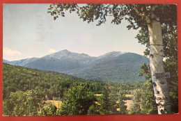 MTS. ADAMS AND MADISON FROM PINKHAM NOTCH WHITE MOUNTAINS, N. H. - 1966 (c555) - White Mountains