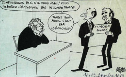 ► Coupure De Presse  Quotidien Le Figaro Jacques Faisant 1983  Citroen Aulnay Gattaz Marchais Mauroy Incompétence Idéolo - Desde 1950