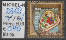 2010 - NIEDERLANDE - FM/DM "Dez.marken - Herz" € 0,34 Mehrf. - O  Gestempelt - S.Scan (2819o Nl) - Oblitérés