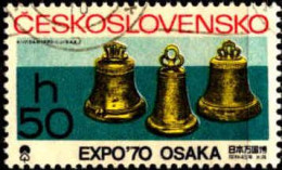 Tchekoslovaquie Poste Obl Yv:1772/1773 Exposition Universelle D'Osaka (Beau Cachet Rond) - Used Stamps