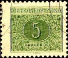 Tchekoslovaquie Taxe Obl Yv: 92/95 Haleru (Beau Cachet Rond) - Portomarken