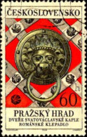 Tchekoslovaquie Poste Obl Yv:1640 Mi:1790 Romanesque Door Knocker, St. Wenceslas Chapel (Beau Cachet Rond) - Used Stamps