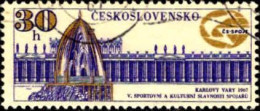Tchekoslovaquie Poste Obl Yv:1582 Mi:1719 Colonnade & Spring Karlovy Vary (Beau Cachet Rond) - Usados