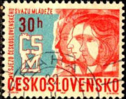 Tchekoslovaquie Poste Obl Yv:1537 Mi:1675 Youth Organization (TB Cachet Rond) - Usados