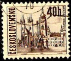 Tchekoslovaquie Poste Obl Yv:1519/1521 Villes (Beau Cachet Rond) - Gebraucht