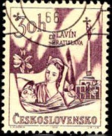 Tchekoslovaquie Poste Obl Yv:1501/1504 Histoire & Culture (TB Cachet Rond) - Gebruikt