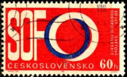 Tchekoslovaquie Poste Obl Yv:1417 Mi:1551 World Trade Unions Federation 20th Anniversary (Beau Cachet Rond) - Used Stamps