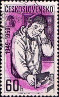 Tchekoslovaquie Poste Obl Yv:1014 Mi:1129 Pionnier Apprenti Radio (cachet Rond) - Used Stamps