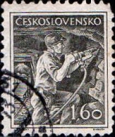Tchekoslovaquie Poste Obl Yv: 761 Mi:851 Mineur (Beau Cachet Rond) - Usati
