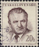 Tchekoslovaquie Poste Obl Yv: 713 Mi:809 Président Klement Gottwald (cachet Rond) - Usati