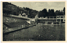 AK Merzig/Saarland, Städtisches Schwimmbad Heilborn Um 1930 - Kreis Merzig-Wadern