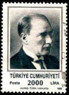 Turquie Poste Obl Yv:2610 Mi:2862A Atatürk (cachet Rond) - Usados