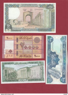 Liban 7 Billets  En UNC - Libanon