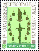 Vatican Poste N** Yv: 936 Mi:1070 IV Conferenza Episcopale Larino-Americana - Unused Stamps