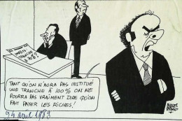 ► Coupure De Presse  Quotidien Le Figaro Jacques Faisant 1983   Impots Tranche à 70 % Faire Payer Les Riches - Desde 1950