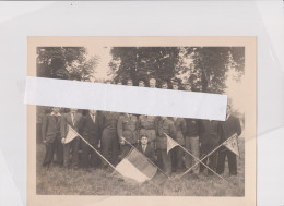 PHOTO GROUPE  FORMATION MILITAIRE LA MAUBEUGEOISE (NORD) - 1939-45