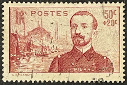 YT 353 ° Obl Pierre Loti 1937 Monument 50c+20c Rose Carminé (côte 4,50 €) France – Aff - Used Stamps