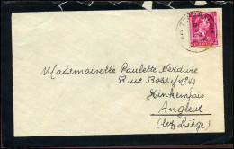 Cover From  Tournai To Angleur - 1936-1957 Collar Abierto