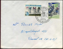 Cover From And To Bruxelles - Belgische Wielrijdersbond / Ligue Vélocipedique Belge - Storia Postale