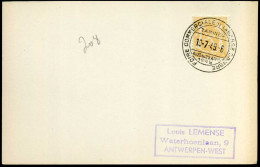 710 Op Kaart - Tamines, Foire Commerciale De La Basse Sambre - 1935-1949 Kleines Staatssiegel