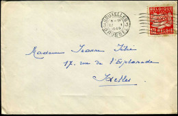 Cover From Bruxelles To Ixelles - 1948 Exportation